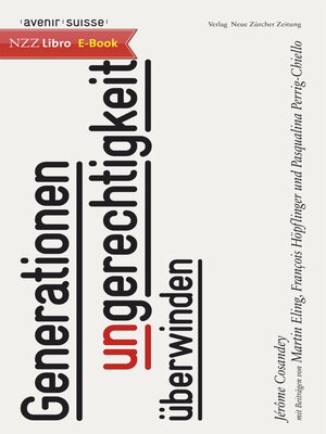 cover image of Generationenungerechtigkeit überwinden